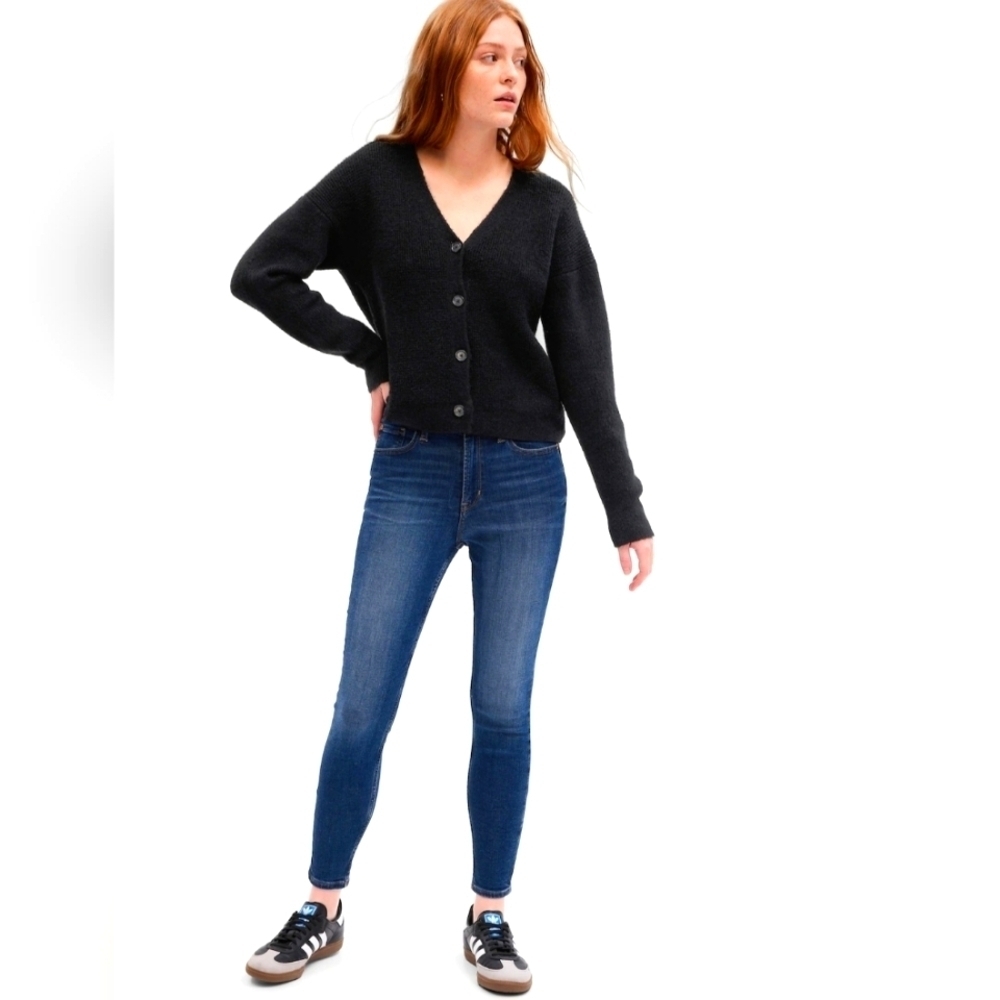 Gap | Women's Distressed Skinny Jean Leggings | Size: 6/28 | Color: Dark Indigo